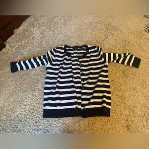 Talbots Striped Cardigan